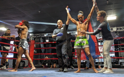 Colin and Shamik win at Rage in the Cage