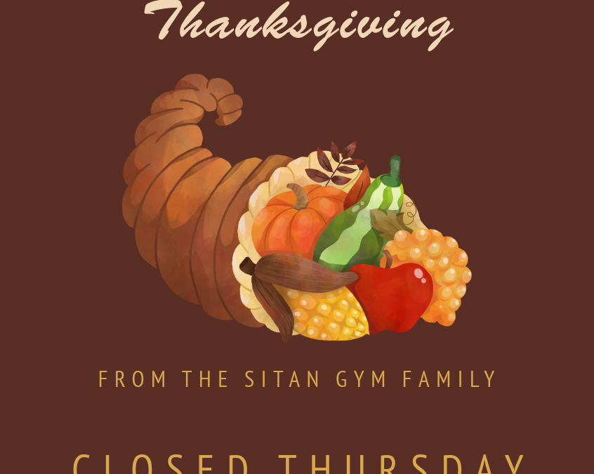 Upcoming Closure: Thanksgiving