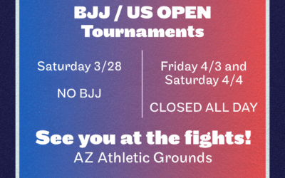 Upcoming Closures: Tournament Weekends