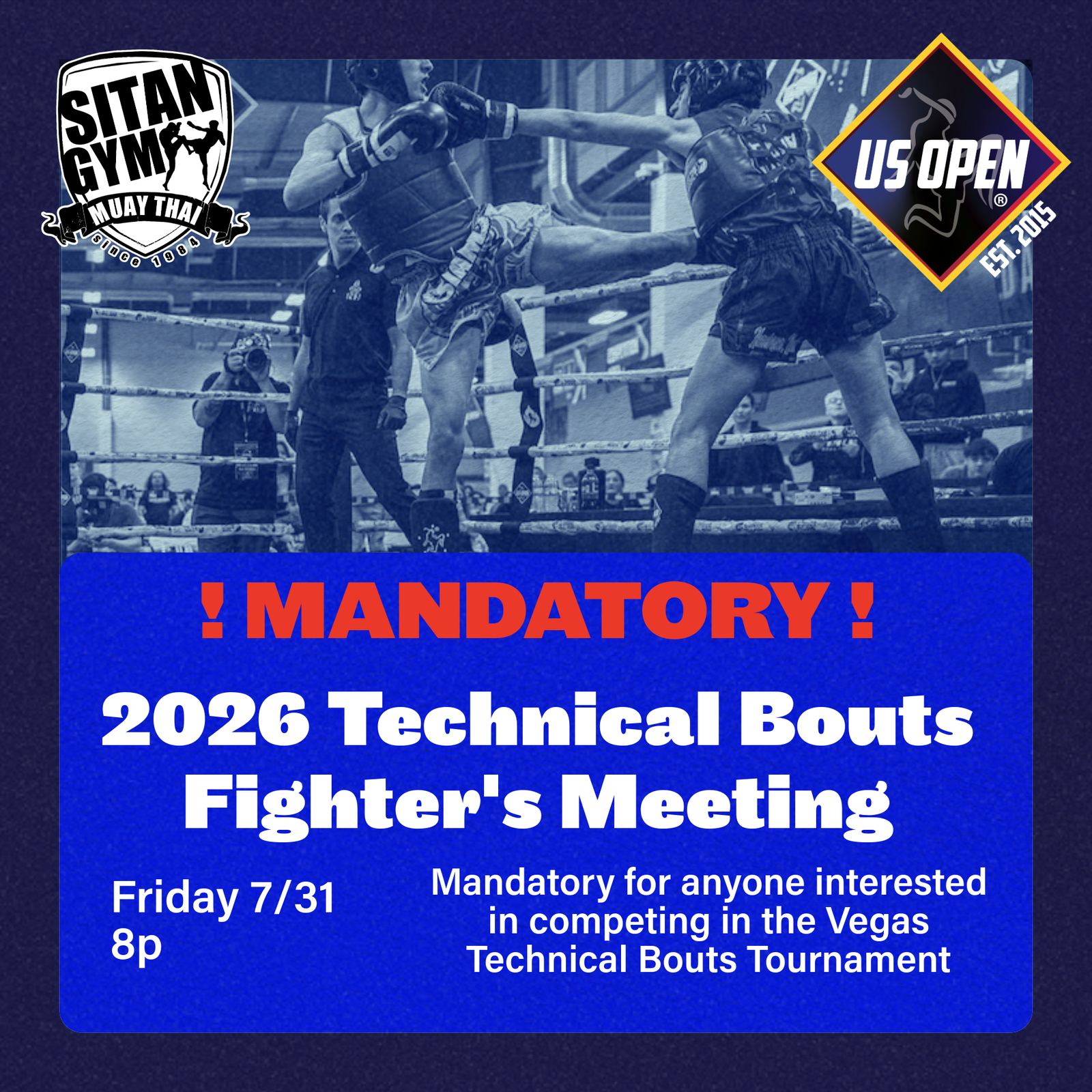 Technical Bouts Fighter’s Meeting